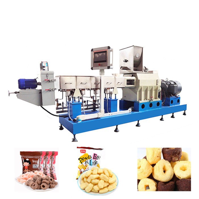 Puffed Corn Snack Food Extruder Production Line