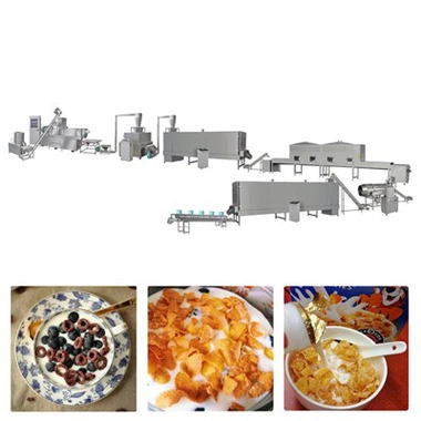 Máquina para hacer copos de maíz con cereales