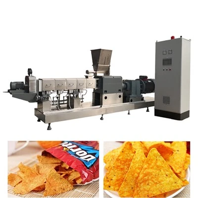 Máquina de chips triangulares de tortilla de Doritos fritos