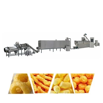 Línea de producción de snacks de maíz hojaldrado